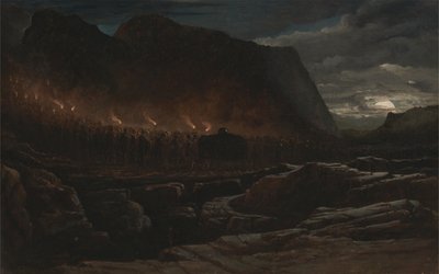 Begräbnisprozession von Francis Danby
